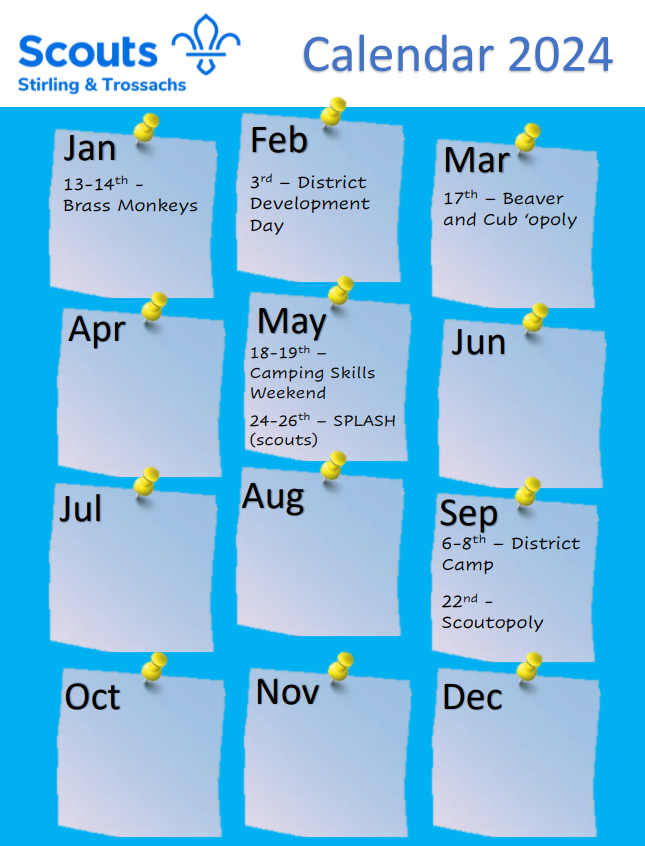 District Calendar 2024 